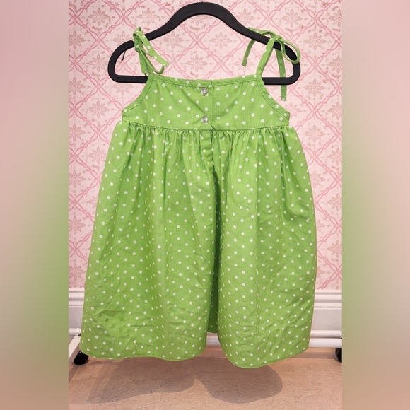 Excellent Vintage The Bailey Boys 90’s Girls Ladybug Smocked Bishop Dot Dress 2T - Picture 4 of 4